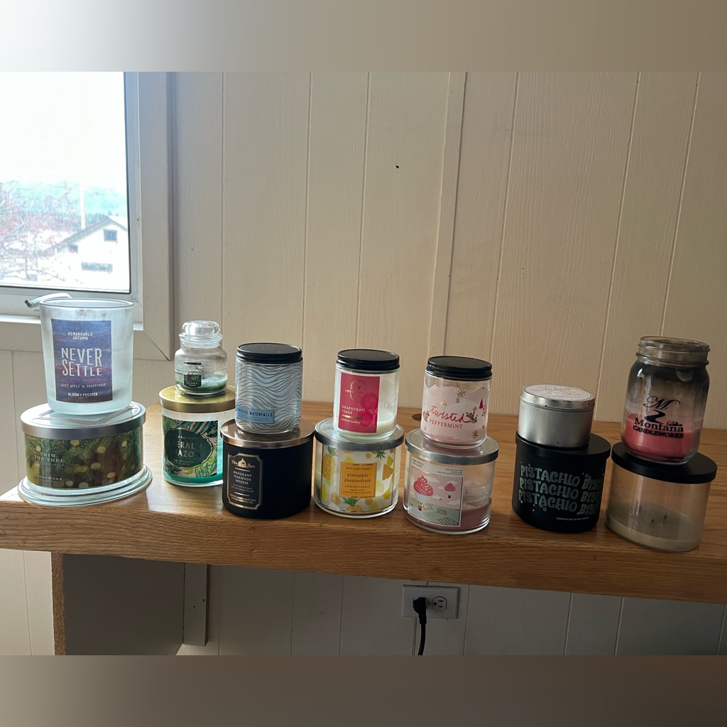 Bundle 14 Pcs Candles Various Brands Almost Gone